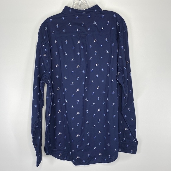 American Eagle Seriously Soft Skiing Long Sleeve Button Down Shirt XL NWOT - Picture 2 of 8